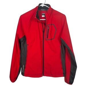 Icebreaker Merino GT Soft Shell Zipper Light Jacket, Red/Black, Size M